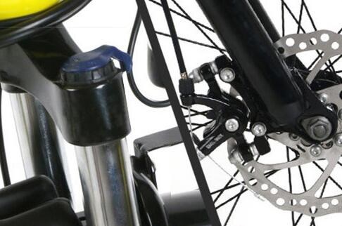 Brushless Hub Motor Pedal Assist 26 Inch Electric Folding Bike 3
